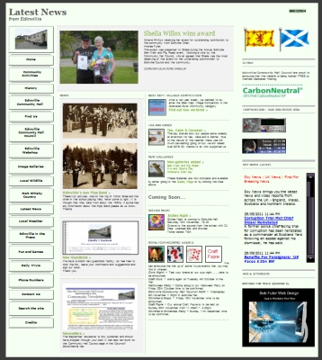 Edinvillie Community Web Site revamp